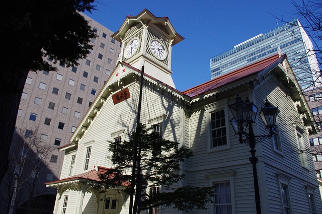 札幌時計台の建物外観
