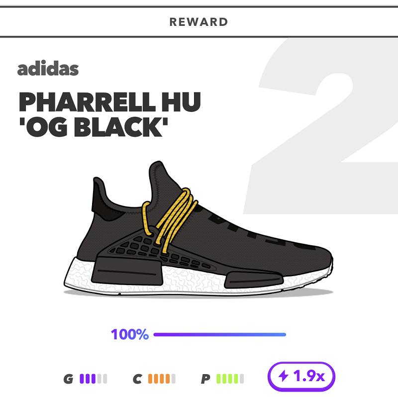 PHARRELL HU 'OG BLACK'のゲーム内イラスト