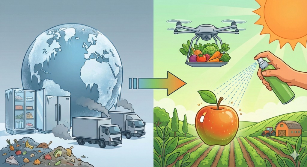 冷蔵庫が変えた「食」の正体とは？航空業界に匹敵する環境負荷と、鮮度を保つ未来の形