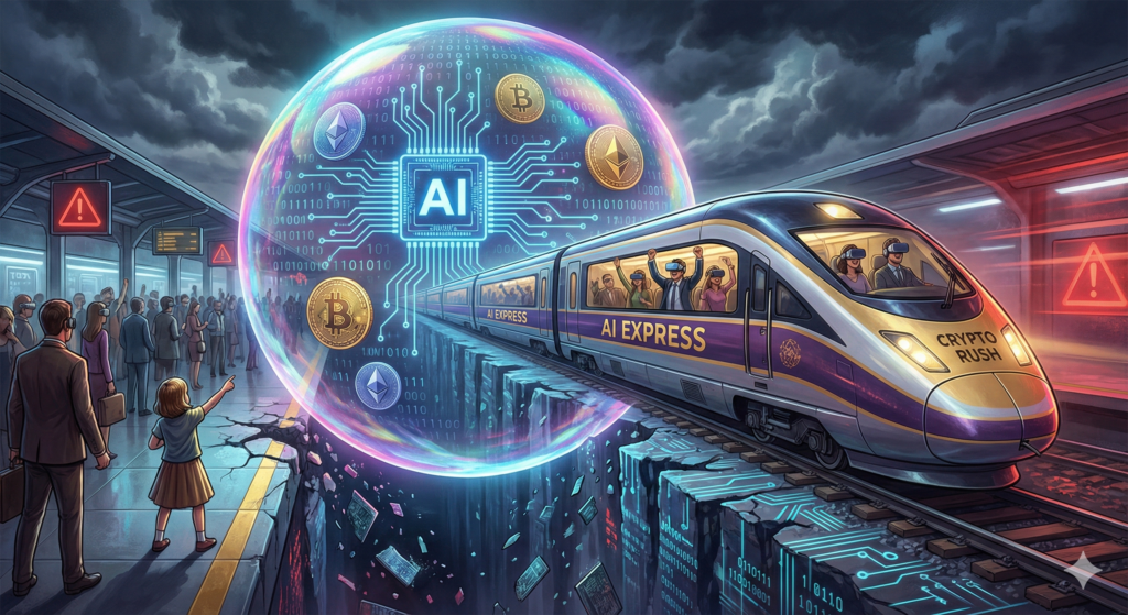 AIバブル崩壊のカウントダウン？史上最大の「群衆の狂気」から資産を守る処方箋