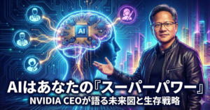 AIはあなたの「スーパーパワー」になる。NVIDIAジェンスン・フアン氏が語る、驚愕の未来図と生き残り戦略